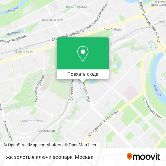 Карта жк золотые ключи зоопарк