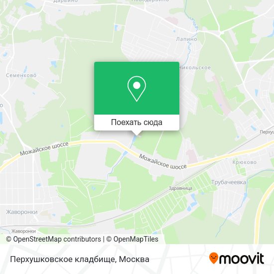 Карта Перхушковское кладбище