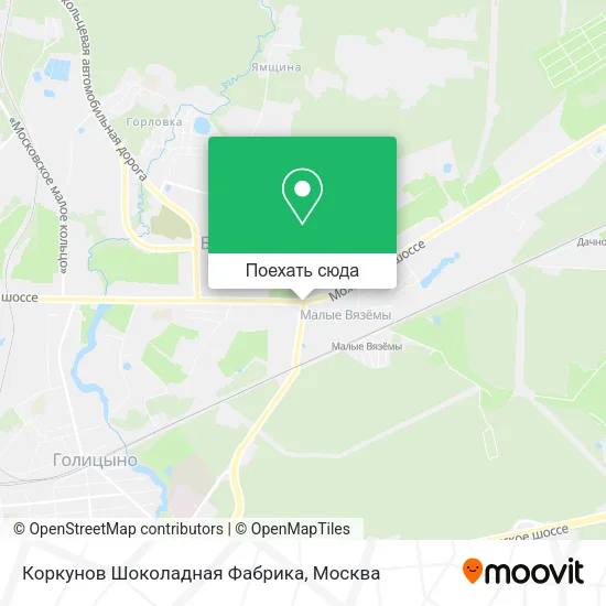 Карта Коркунов Шоколадная  Фабрика