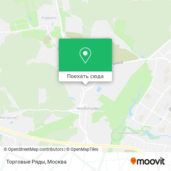 Карта Торговые Ряды