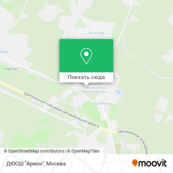 Карта ДЮСШ "Арион"