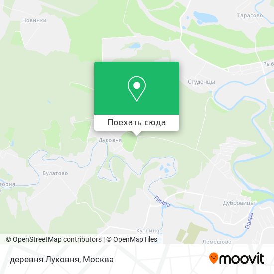 Карта деревня Луковня