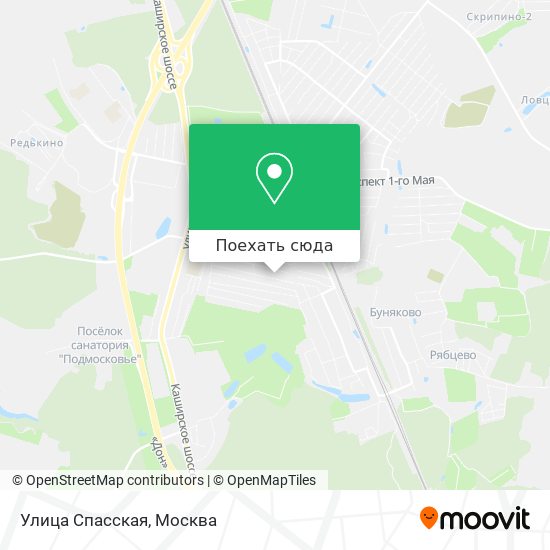 Карта Улица Спасская