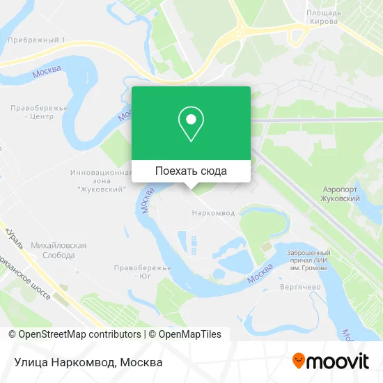 Карта Улица Наркомвод