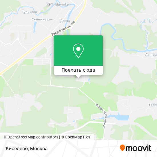 Карта Киселево