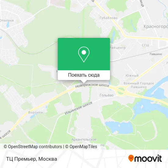 Карта ТЦ Премьер