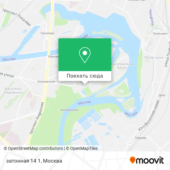 Карта затонная 14 1