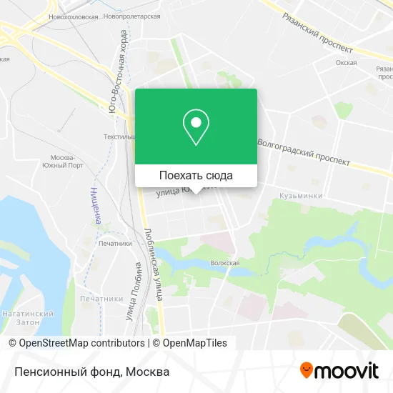 Карта Пенсионный фонд