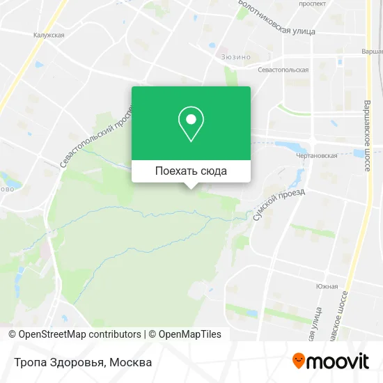 Карта Тропа Здоровья