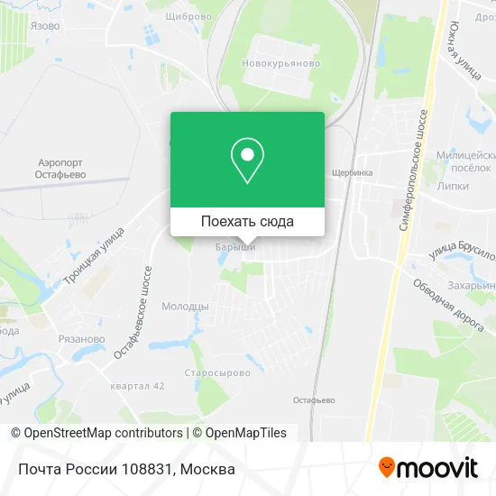 Карта Почта России 108831