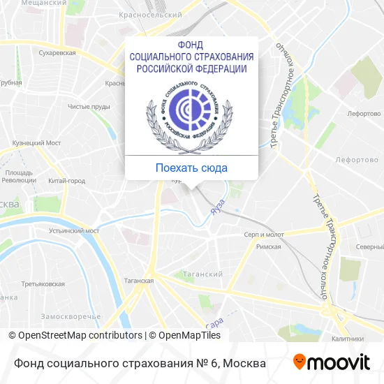Карта Фонд социального страхования № 6