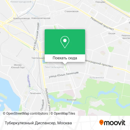 Карта Туберкулезный Диспансер