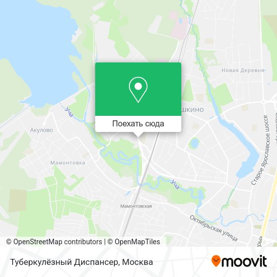 Карта Туберкулёзный Диспансер