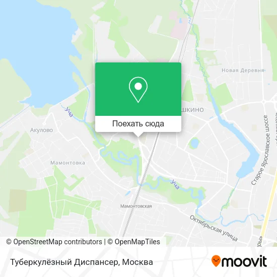 Карта Туберкулёзный Диспансер