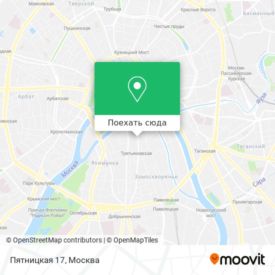 Карта Пятницкая 17