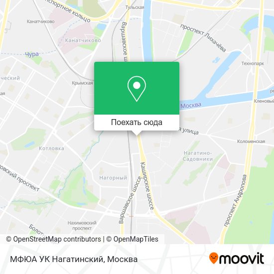 Карта МФЮА УК Нагатинский