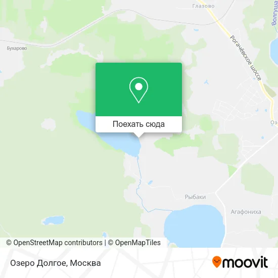 Карта Озеро Долгое