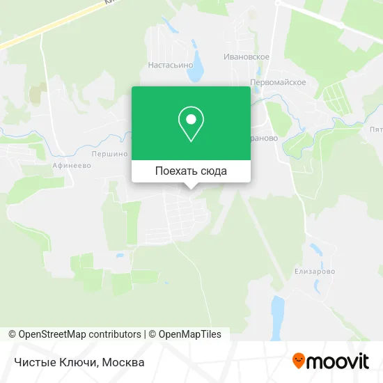 Карта Чистые Ключи