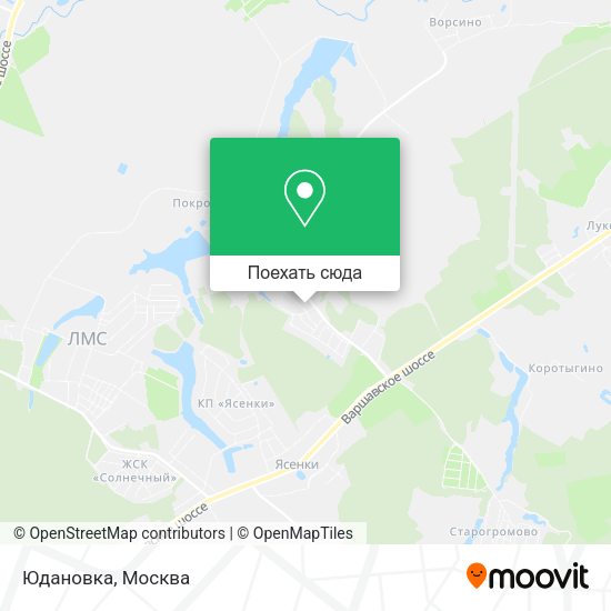 Карта Юдановка