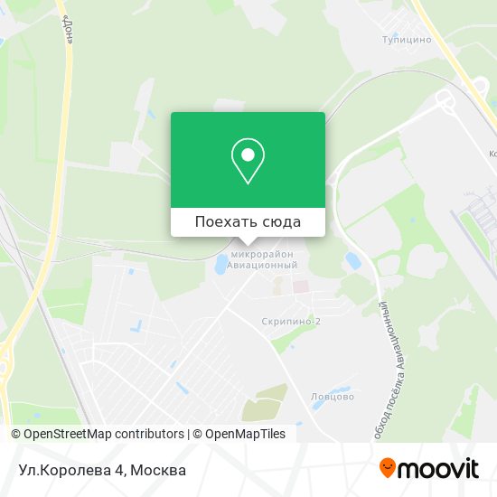 Карта Ул.Королева 4
