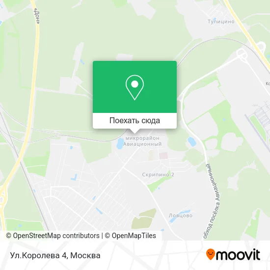 Карта Ул.Королева 4