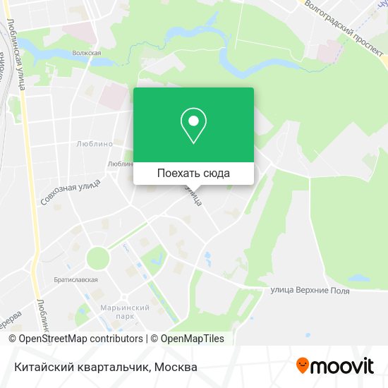 Карта Китайский квартальчик