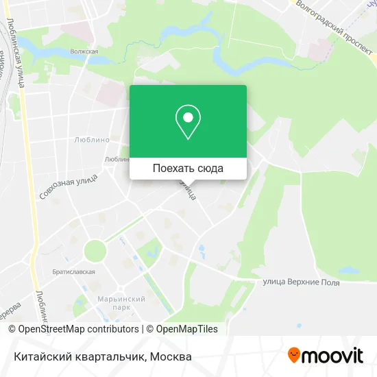 Карта Китайский квартальчик