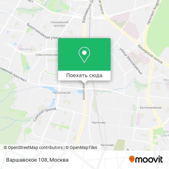 Карта Варшавское 108