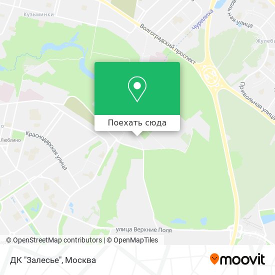 Карта ДК "Залесье"