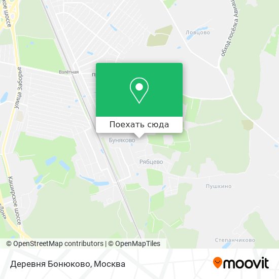 Карта Деревня Бонюково