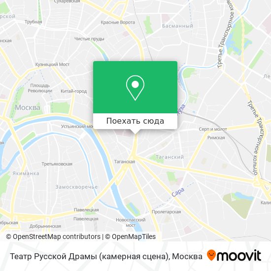 Карта Театр Русской Драмы (камерная сцена)