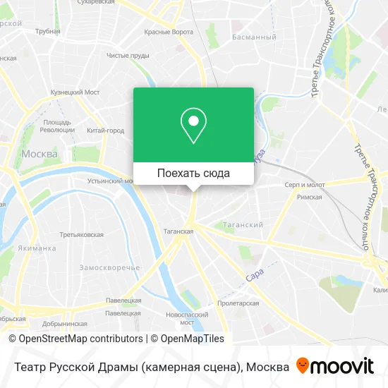 Карта Театр Русской Драмы (камерная сцена)
