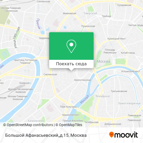 Карта Большой Афанасьевский,,д.15