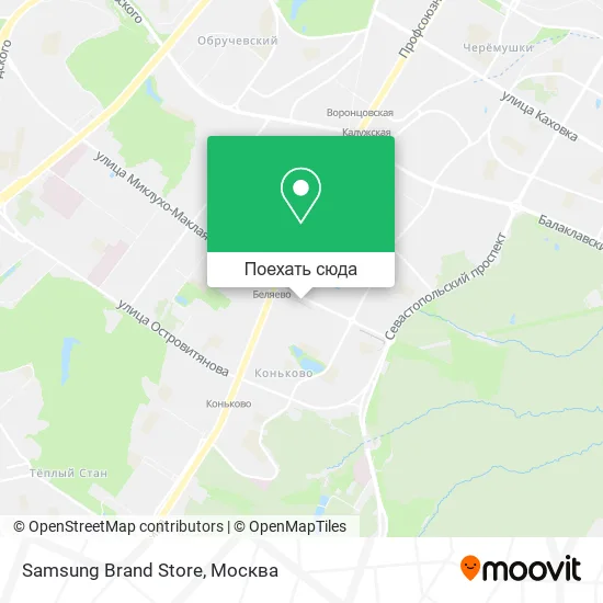 Карта Samsung Brand Store