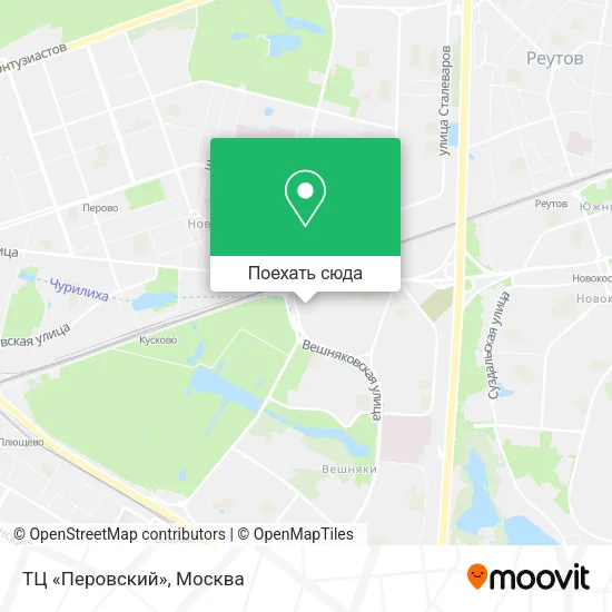 Карта ТЦ «Перовский»