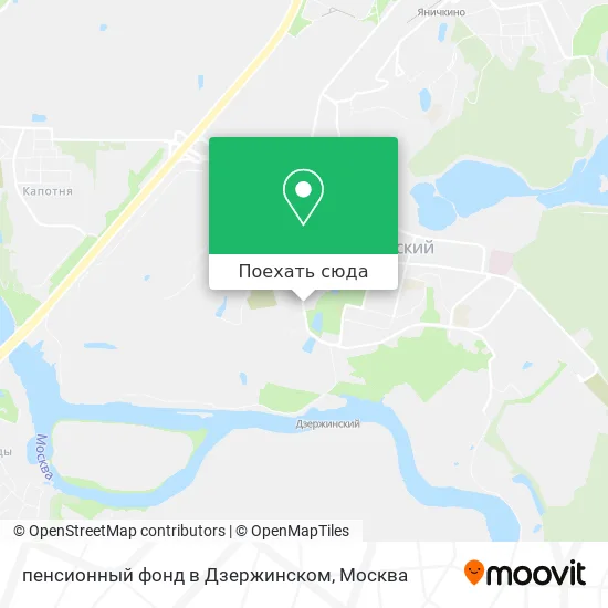 Карта пенсионный фонд в Дзержинском