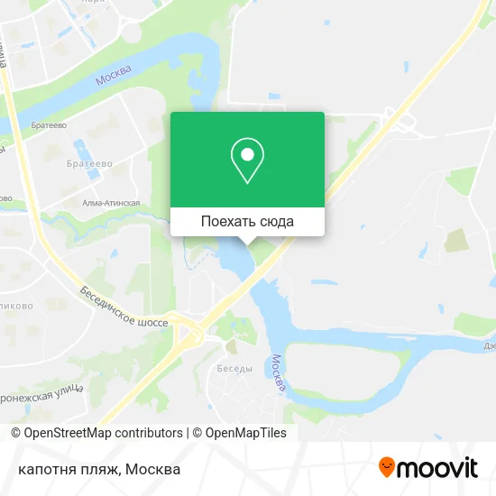 Карта капотня пляж