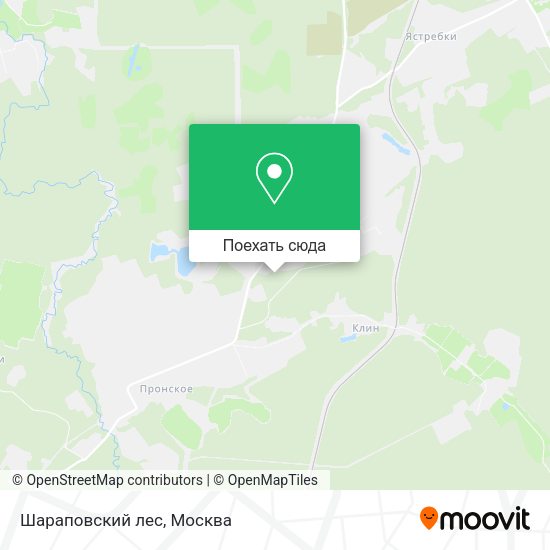 Карта Шараповский лес
