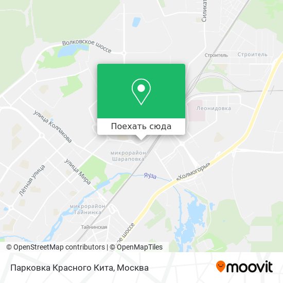 Карта Парковка Красного Кита