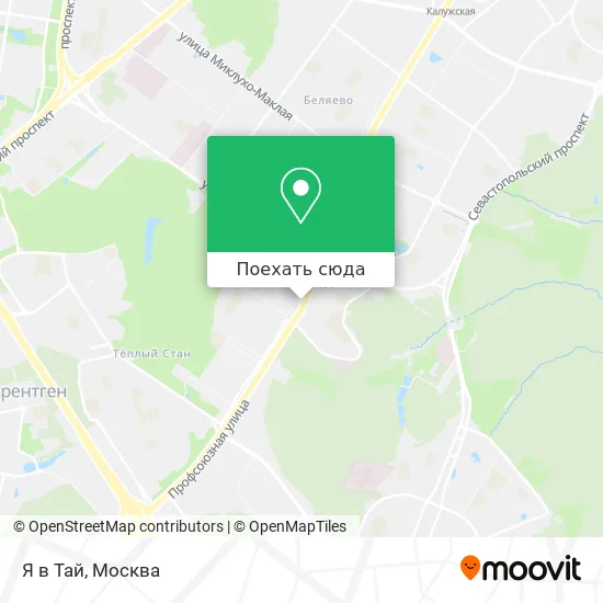 Карта Я в Тай