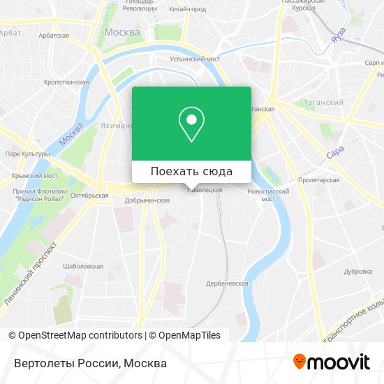 Карта Вертолеты России