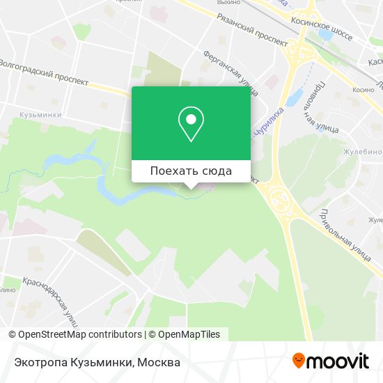 Жулебино на карте москвы