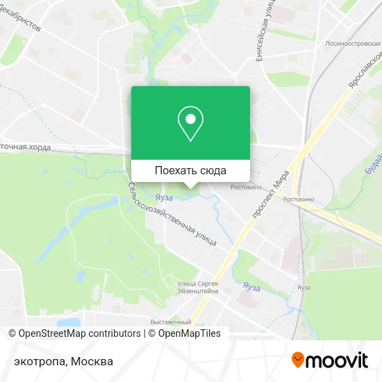 Карта экотропа
