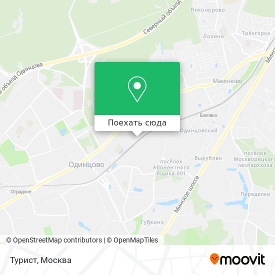 Карта Турист