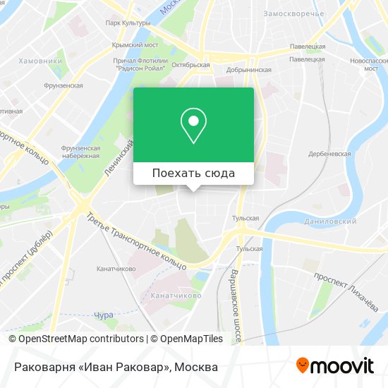 Карта Раковарня «Иван Раковар»