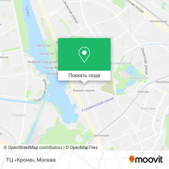 Карта ТЦ «Крона»