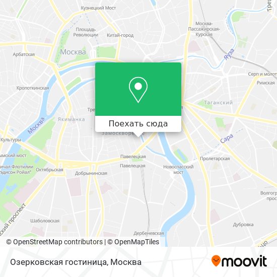 Карта Озерковская гостиница