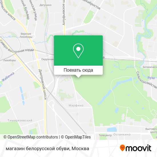 Карта магазин белорусской обуви