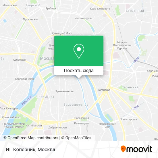 Карта ИГ Коперник