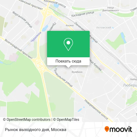 Карта Рынок выходного дня